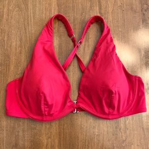 Athleta Underwire V-neck Bikini Top 36D/DD